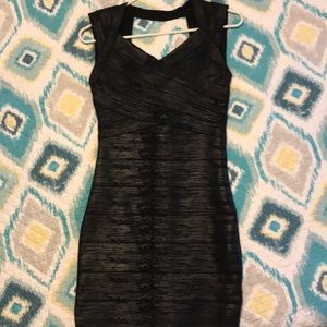Black bandage dress